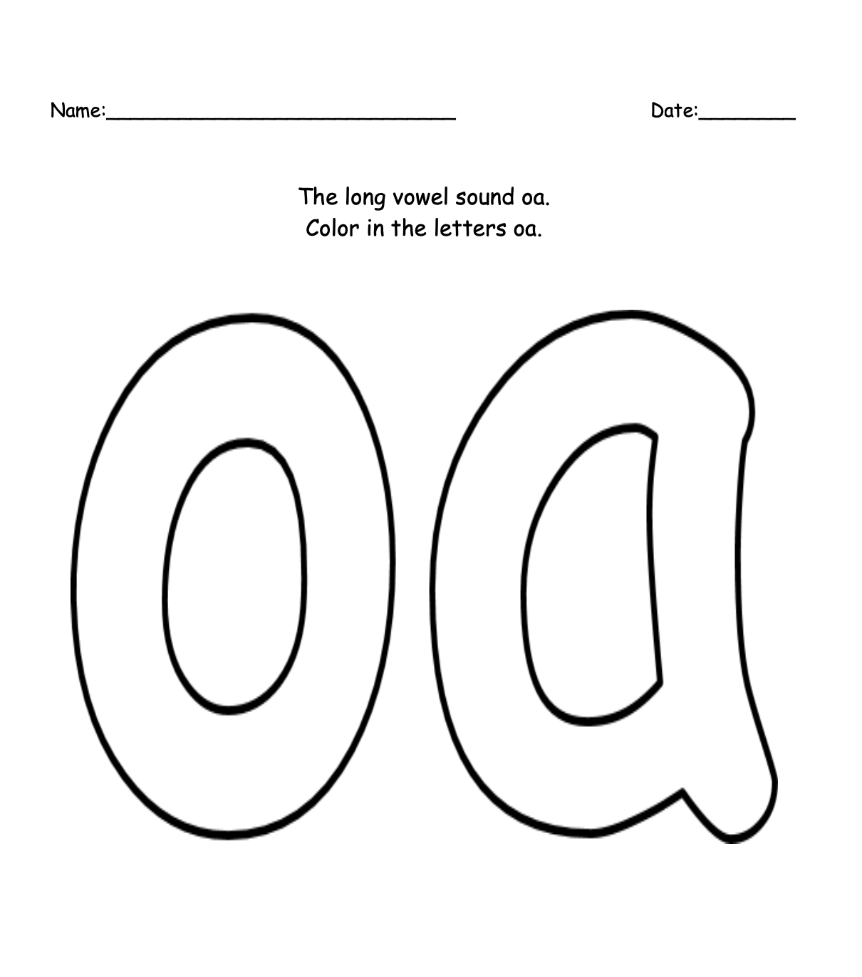 long vowels worksheets abc cluborg